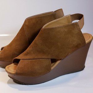 Kenneth Cole REACTION Suede Wedge Heels Sandal